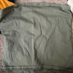 Army green tube top worn one time